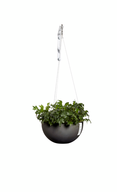 Amppeli Ecopots Brysseli 33cm tummanharmaa
