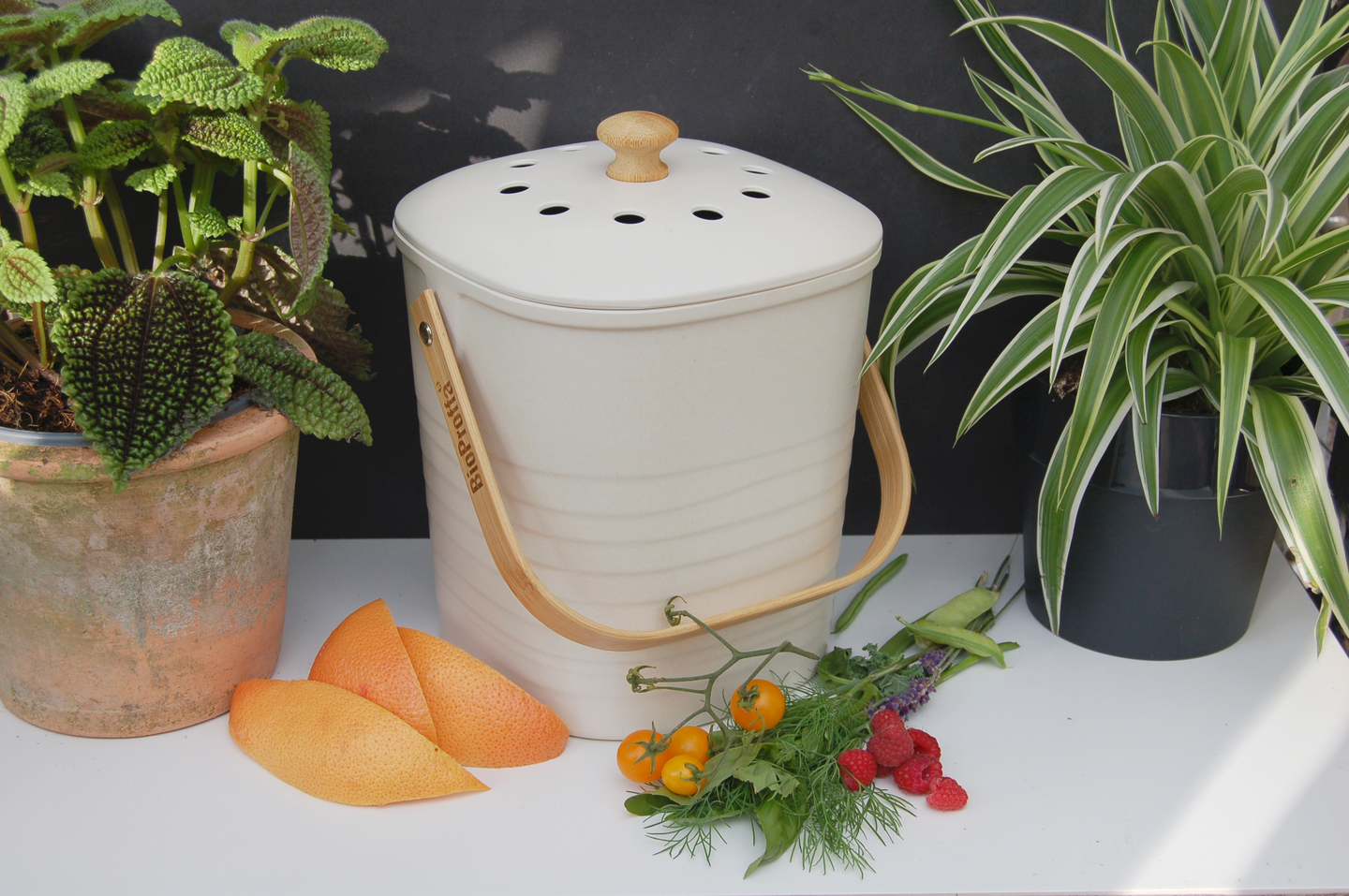 Biokeruuastia BioProffa 3,8l bambu valkoinen