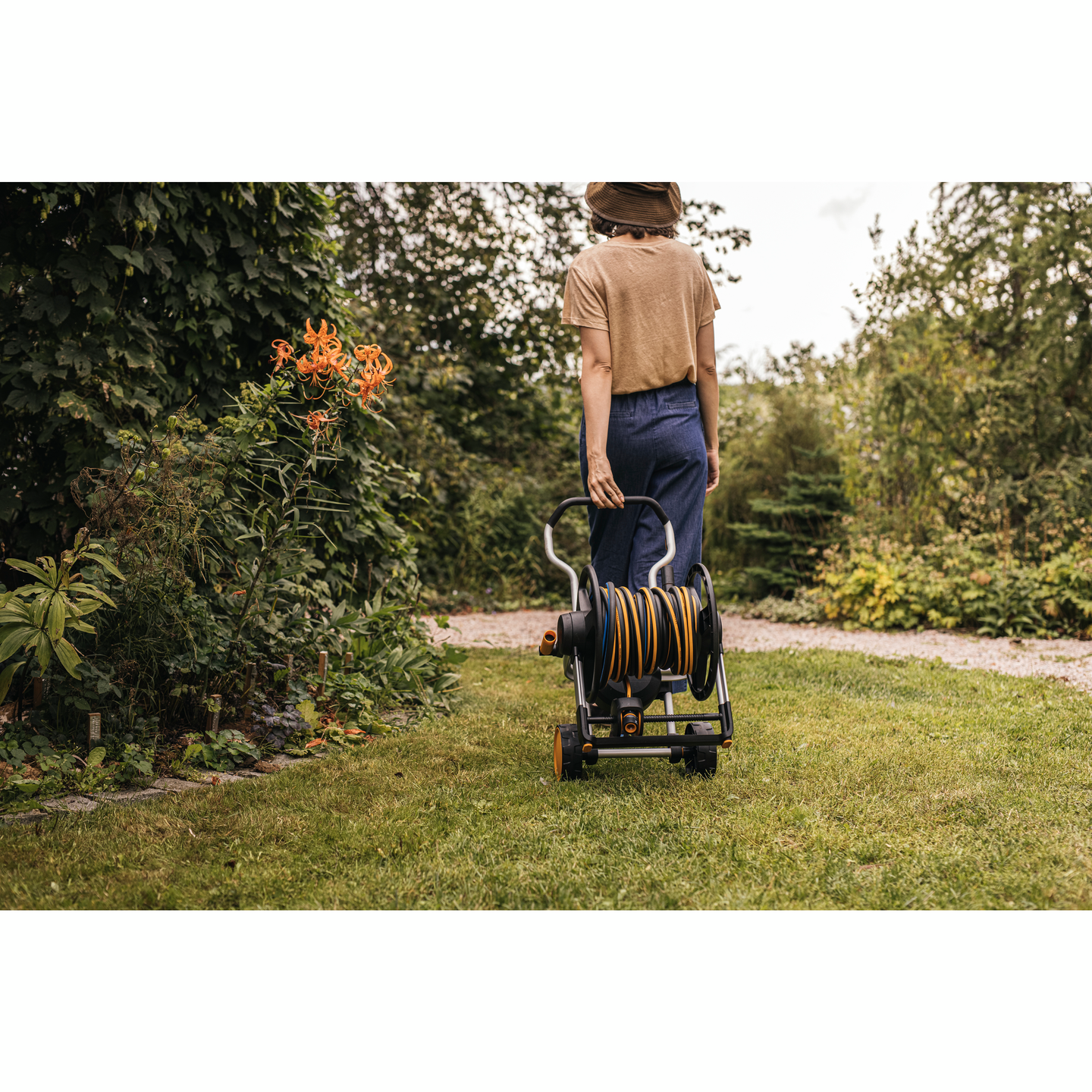 Letkukärry Fiskars XL manuaalinen