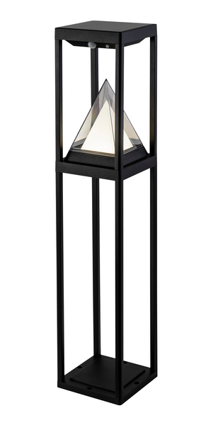 Solar-pylväsvalaisin Airam Pilar USB-ladattava