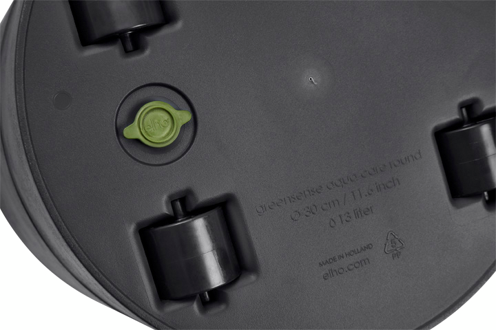 Altakasteluruukku Elho Greensense pyöreä 35cm hiilenharmaa