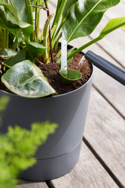 Altakasteluruukku Elho Greensense pyöreä 30cm hiilenharmaa