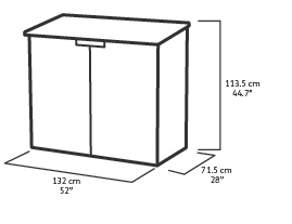 Minivarasto Keter Store-it-out 72x132cm