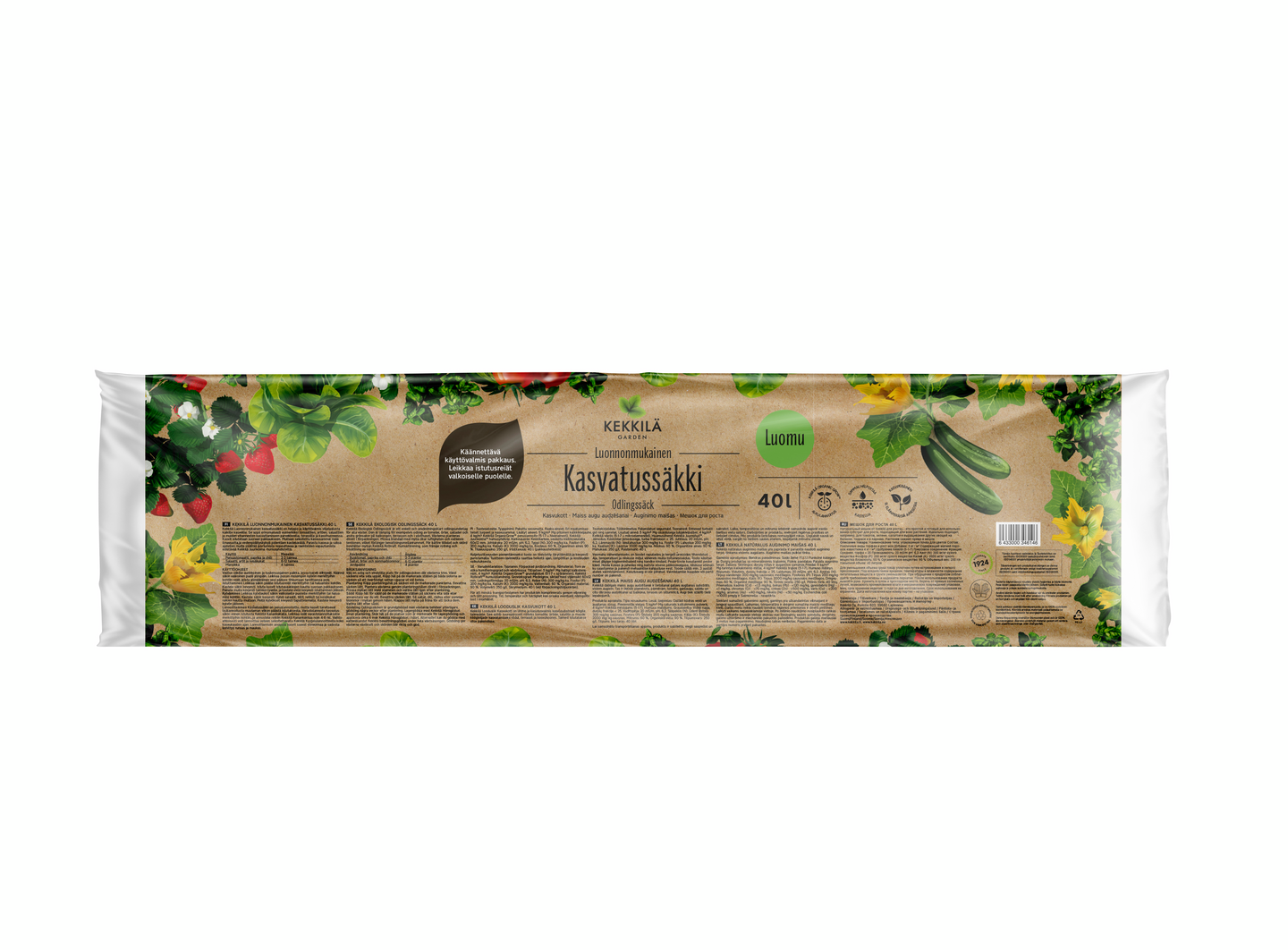 Kasvatussäkki Kekkilä luonnonmukainen 40l