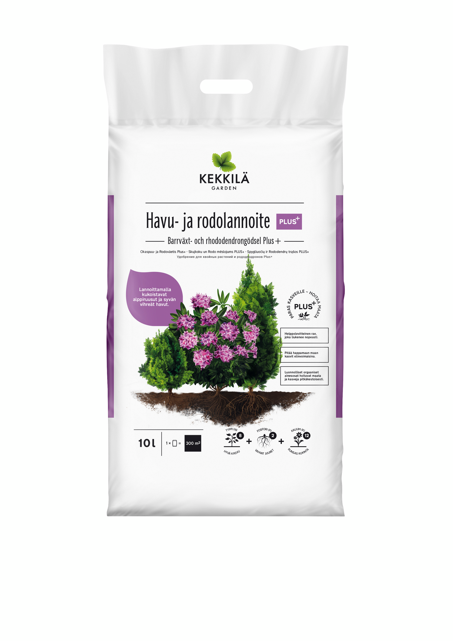 Havu- ja Rodolannoite Plus+ Kekkilä 10l - K-Rauta