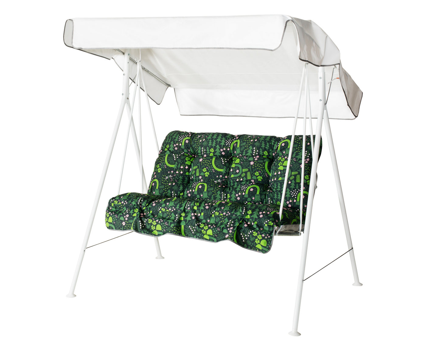 Keinu Varax Duo 2-istuttava vihreä metsä