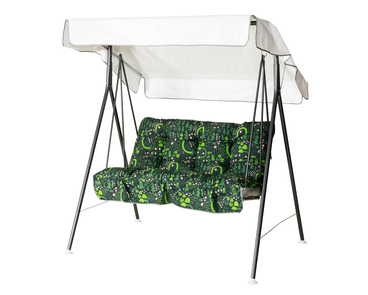 Keinu Varax Duetto 2-istuttava vihreä metsä