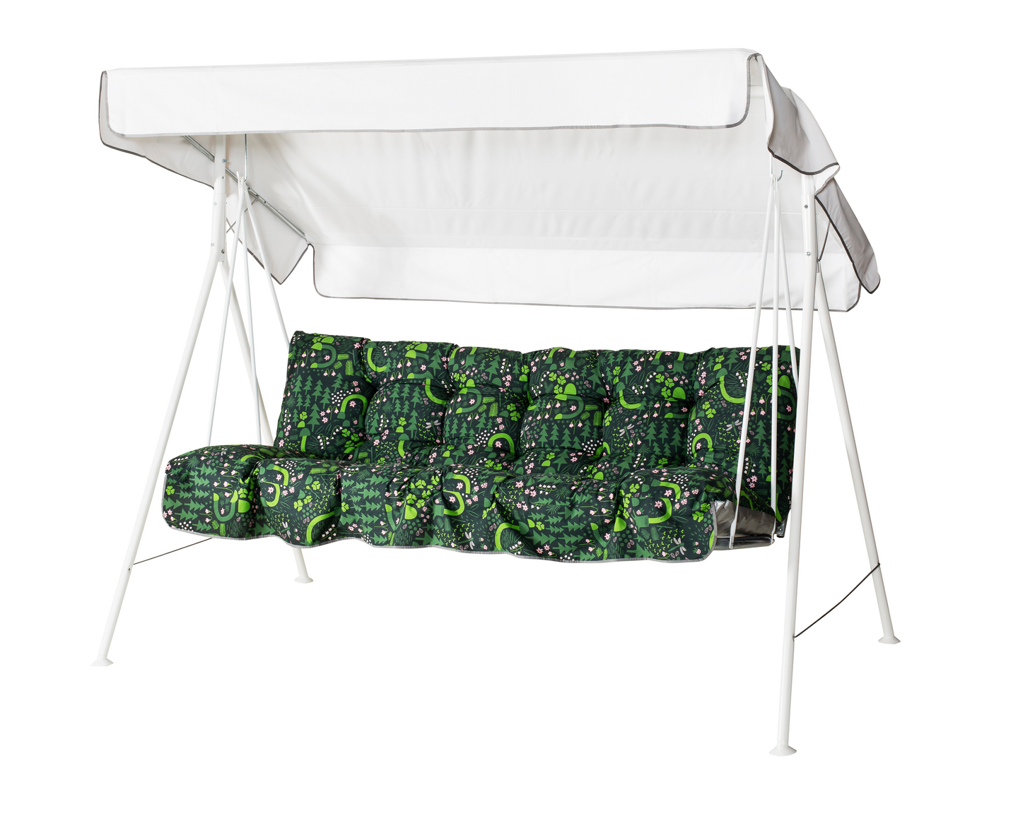 Keinu Varax Riviera 3-istuttava vihreä metsä