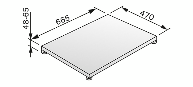 Tulisijan suoja-alusta Harvia WX018
