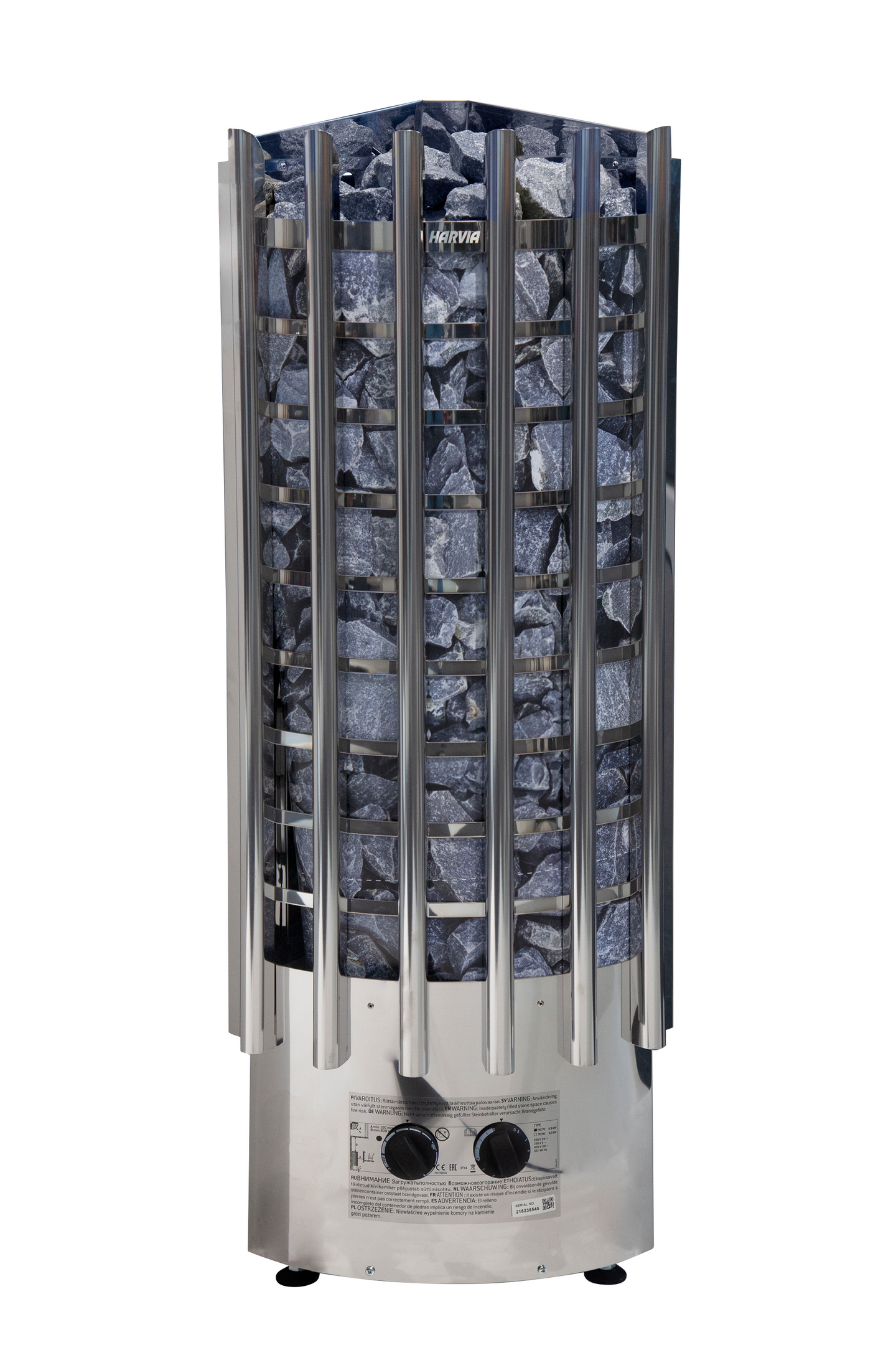 BASTUAGGREGAT HARVIA GLOW CORNER TRC70 STEEL