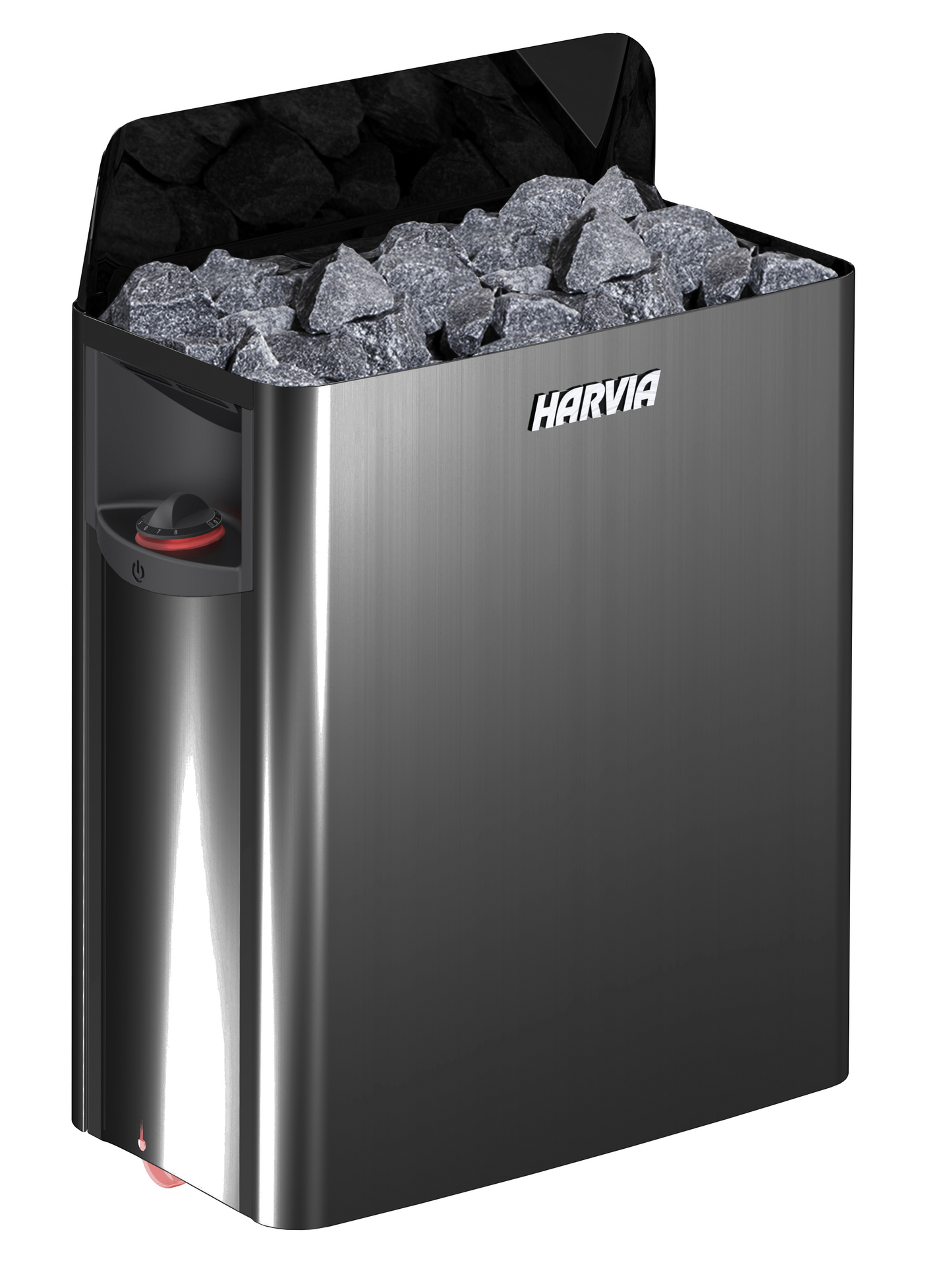 THE HARVIA WALL SW45 BLACK STEEL 4,5K, 3–6 M³