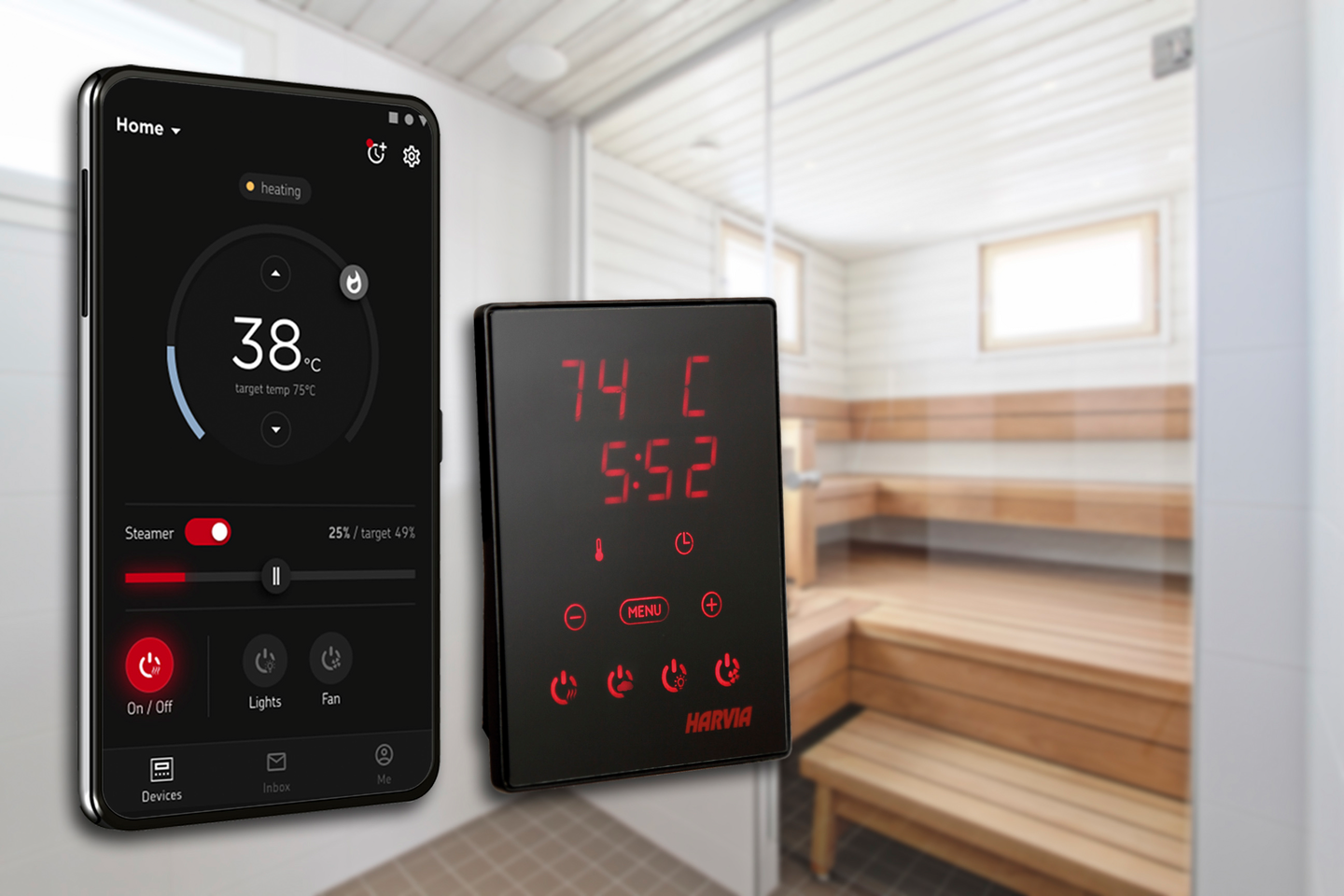 KONTROLLPANEL XENIO WIFI SVART MYHARVIA