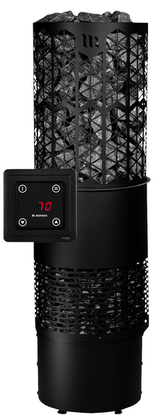 Sähkökiuas Mondex Kaira E2 6,6kW musta