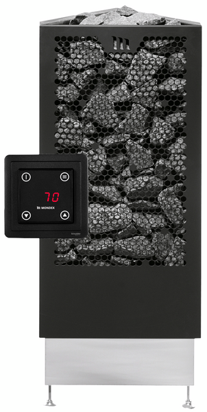 Sähkökiuas Mondex Aura E2 9,0kW musta