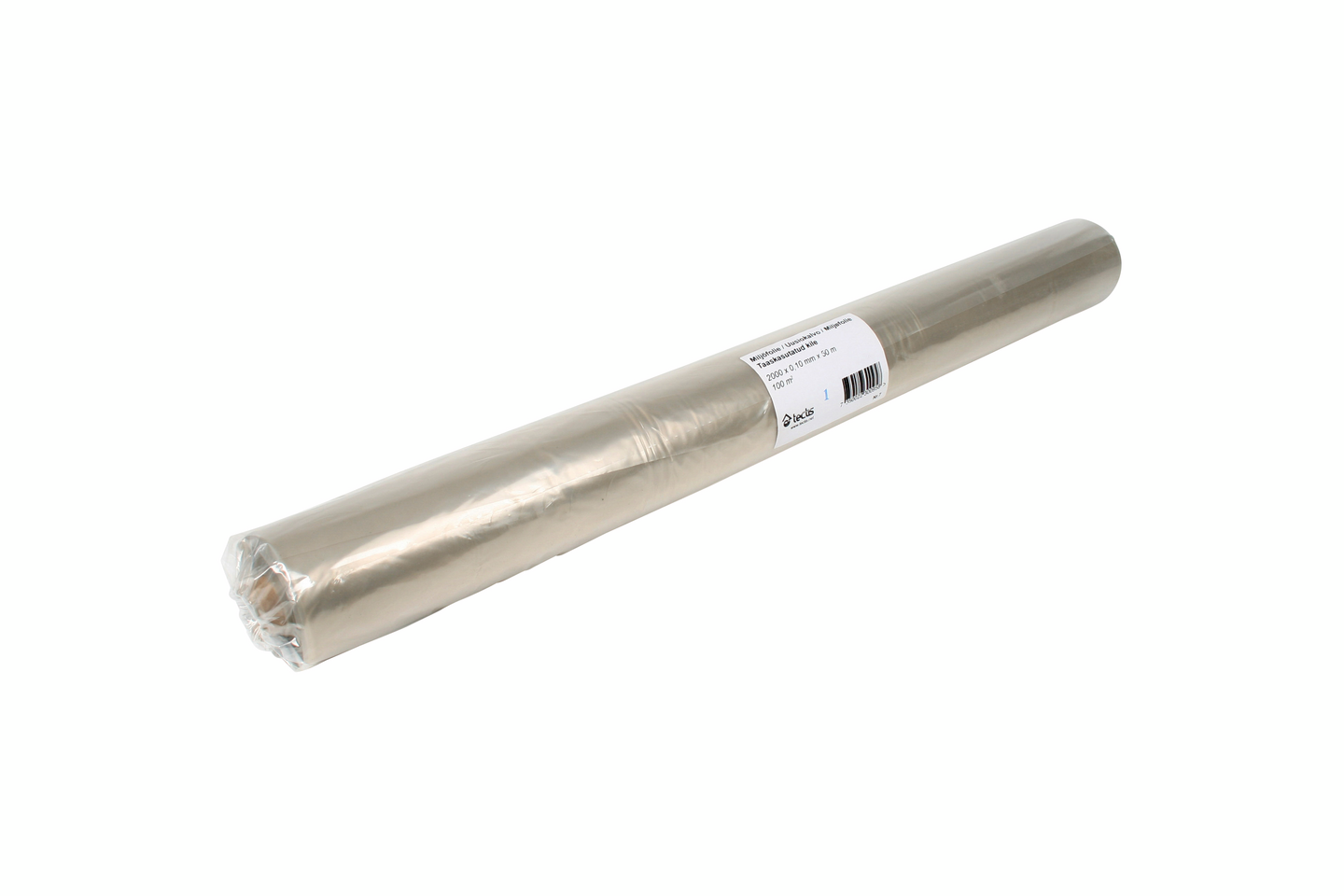 Muovikalvo uusio 100m² 0,1mm 2x50m