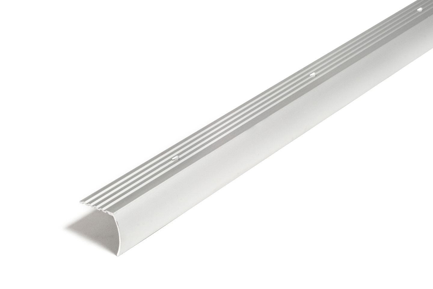 Askelkulmalista 29x29mm hopea-anodisoitu uritettu rei’itetty 1000mm