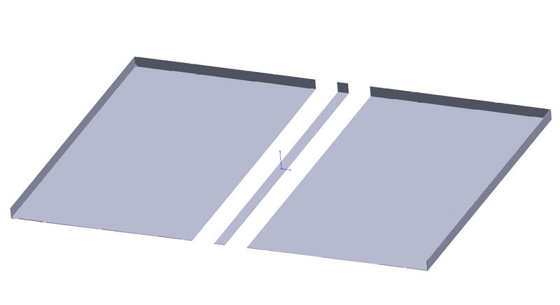 Allaskaapin suojakaukalo Tulvari AK-yleismalli 80cm