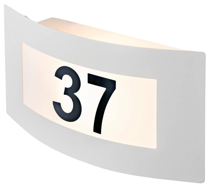 Numerovalaisin Airam Haaga IP44 E27 valkoinen