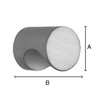 Nuppivedin Beslagsboden BK216m 18mm harjattu kromi