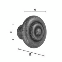 Nuppivedin Beslagsboden B081 32mm tinattu