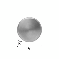 Peitekilpi Beslagsboden B901 harjattu ruostumaton teräs