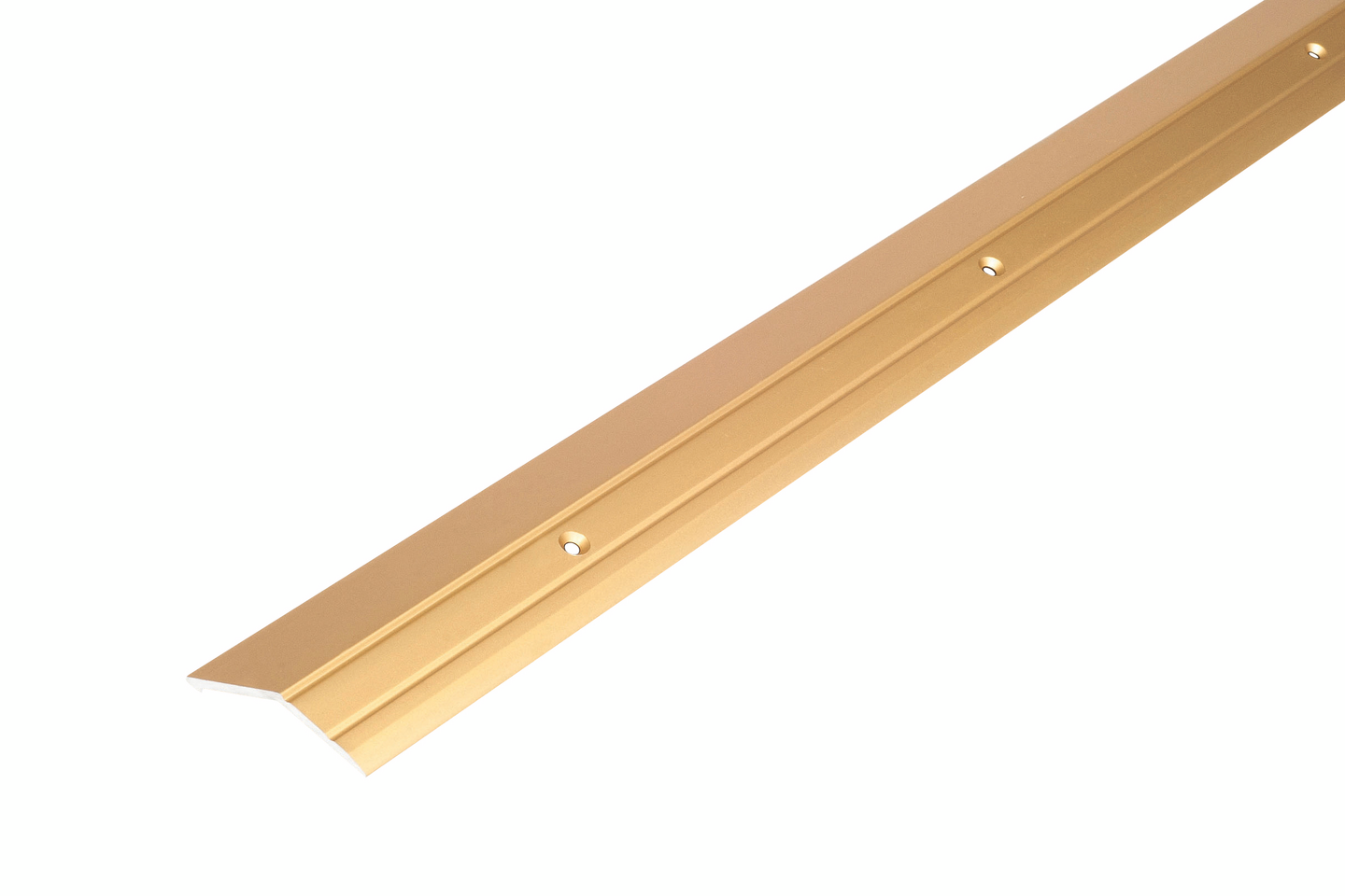 Eritasolista 45mm kulta-anodisoitu tasoero 15mm uritettu 2000mm