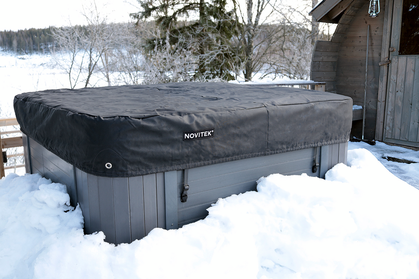 Kannen suojahuppu Novitek 203x203x30cm