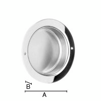 Kahva Liukuoveen Beslagsboden BK903m 50mm harjattu rst