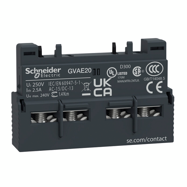 Apukosketin Schneider Electric Tesys GVAE20 2S