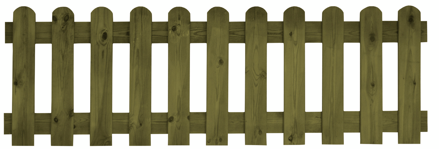 Nummi-aita aitaelementti Tammiston Puu 180x60cm kestopuu vihreä