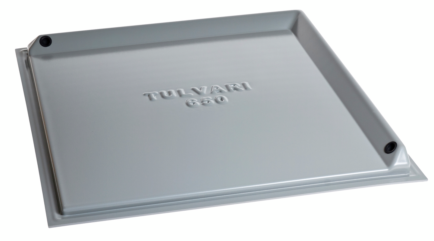 Suojakaukalo Tulvari 650 lämpöpumpun alle