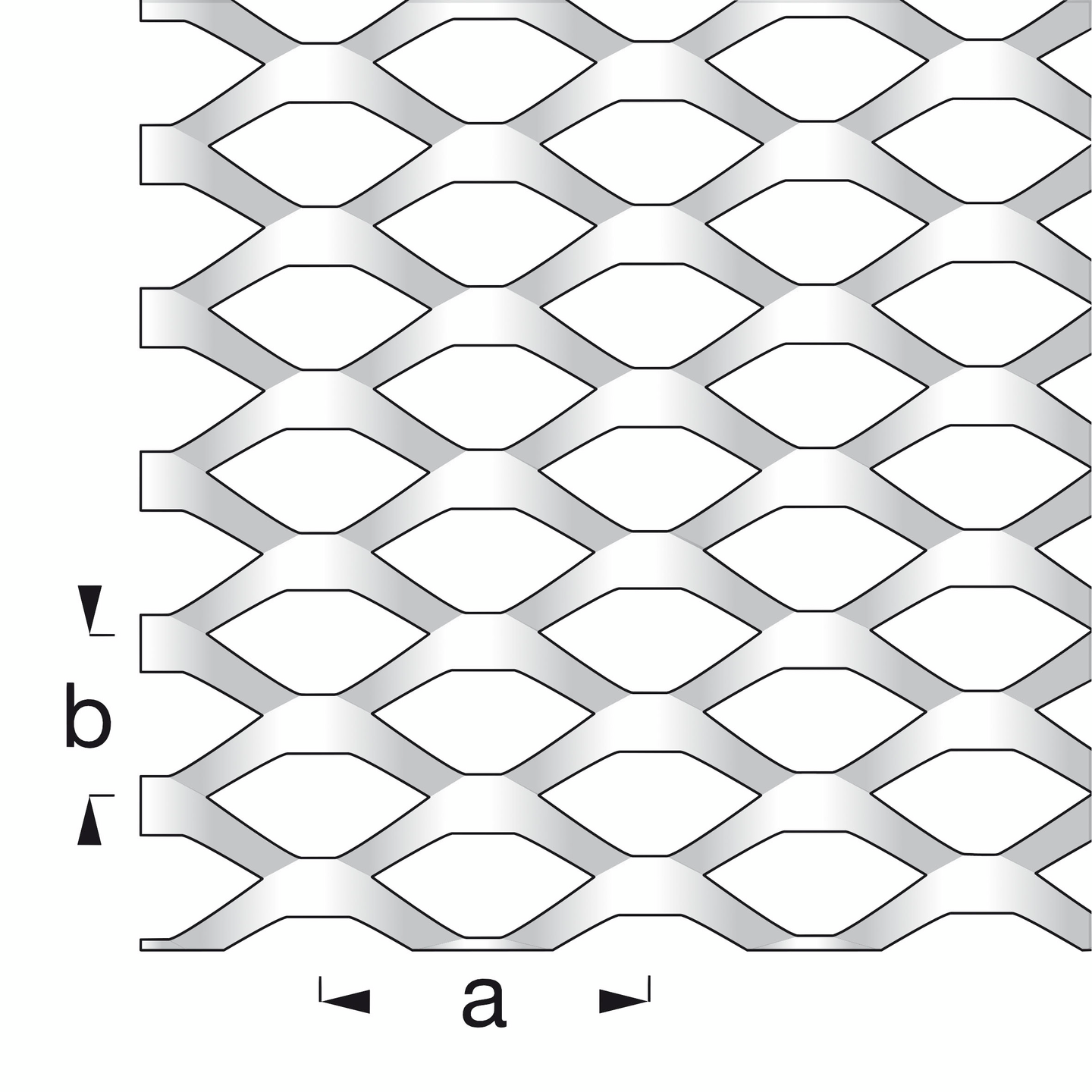 Reikälevy venytetty Alfer 250x500x2,8mm teräs