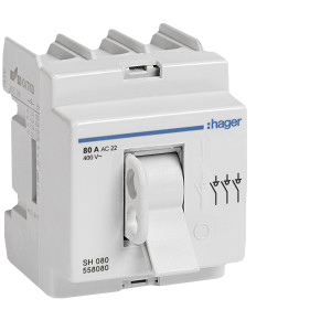 Pääkytkin Hager SH080 3X80A 0-1 400V