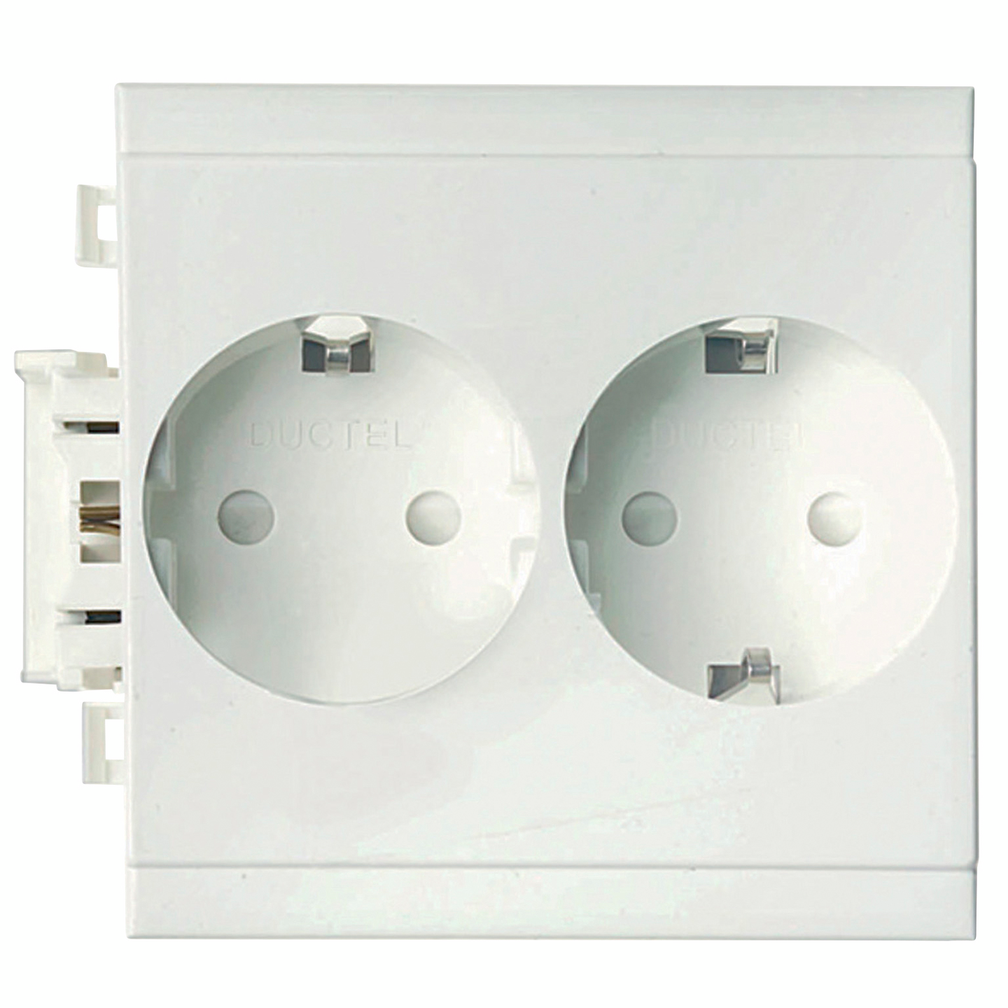 Pistorasia Schneider Ductel 16A 250V 2-osainen valkoinen