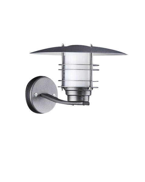 Ulkoseinävalaisin Karlux Lunni 60W E27 IP23 antiikin hopea