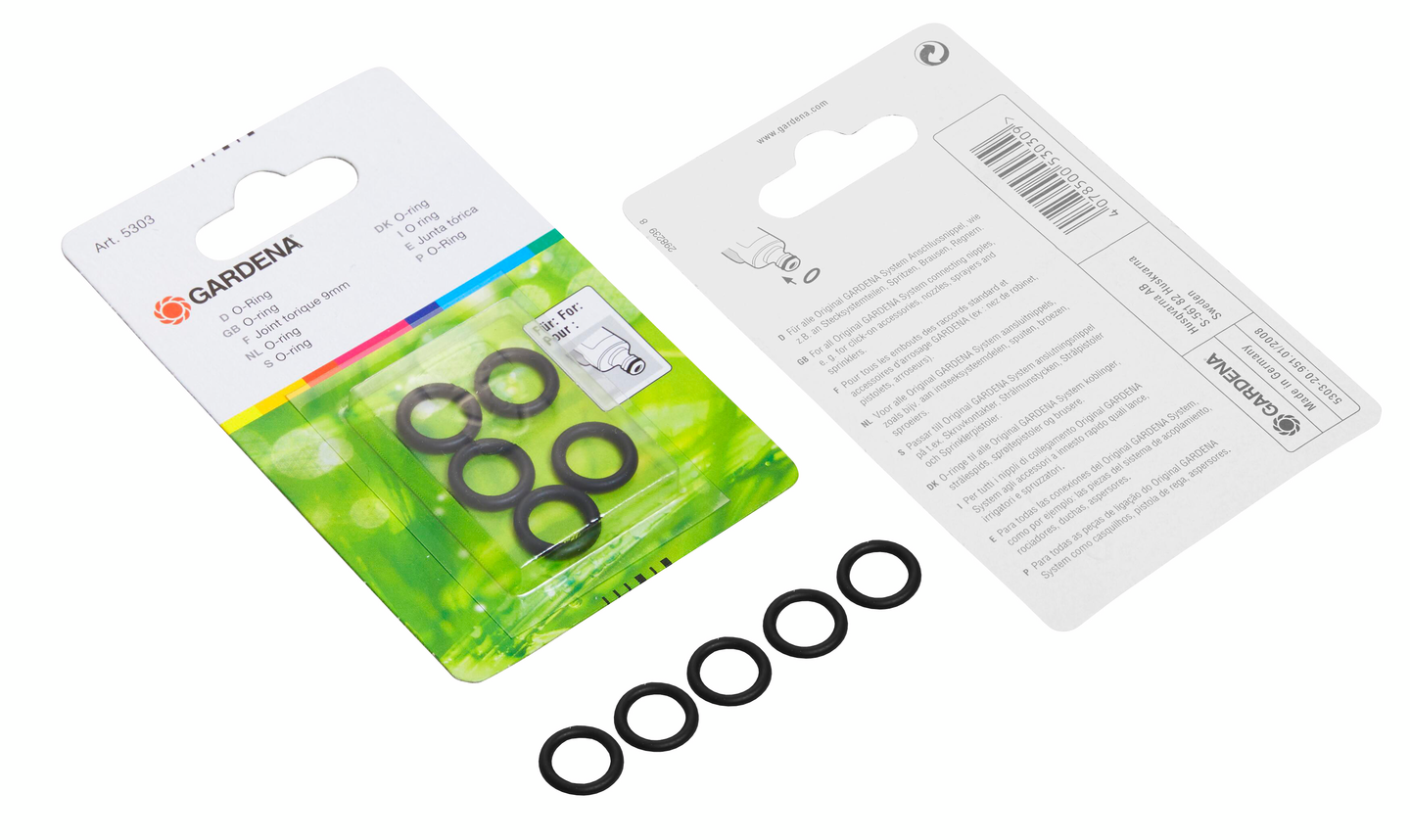 O-rengas Gardena 9mm 5kpl 05303-20