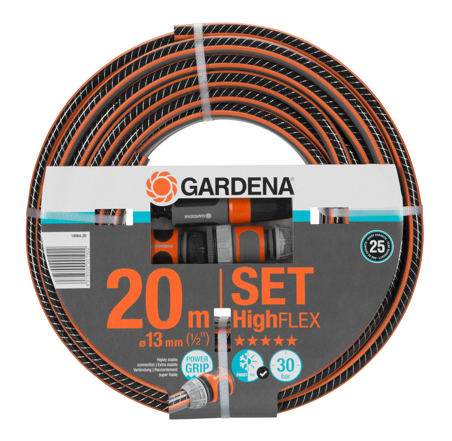 Letku Gardena highflex 13mm 20m + liittimet 18064-20