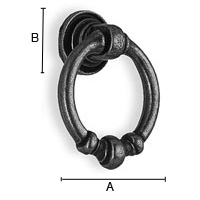 Rengasvedin Beslagsboden B334 35mm antiikkimessinki