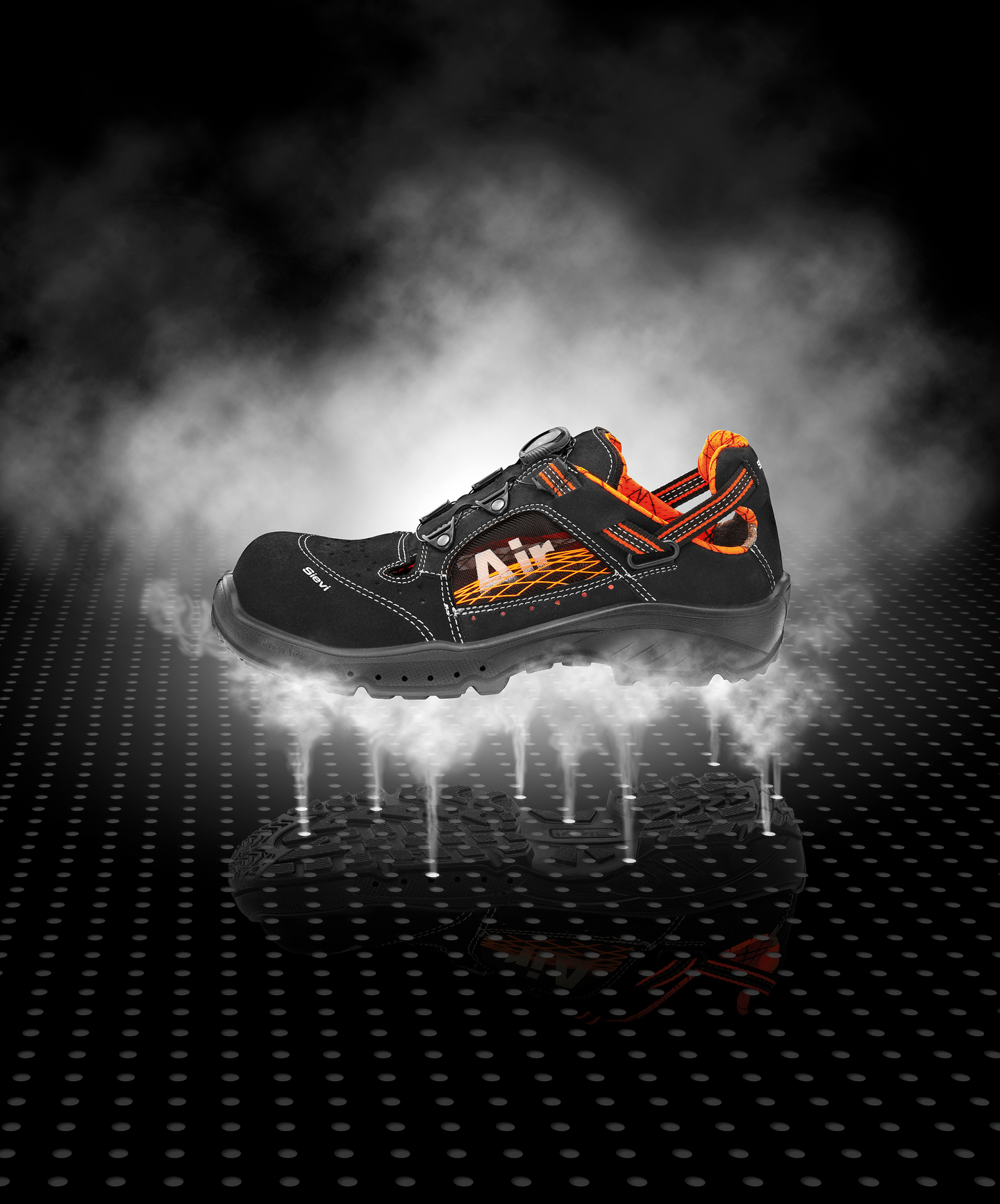 SANDAL SIEVI AIR ROLLER XL S1P 43, BRED LÄST KOMPOSITTÅHÄTTA SP