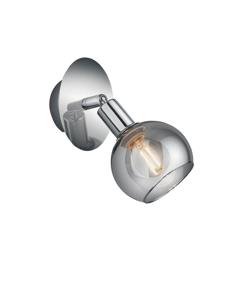 Spotti TRIO Brest E14 1-osainen kromi/savu