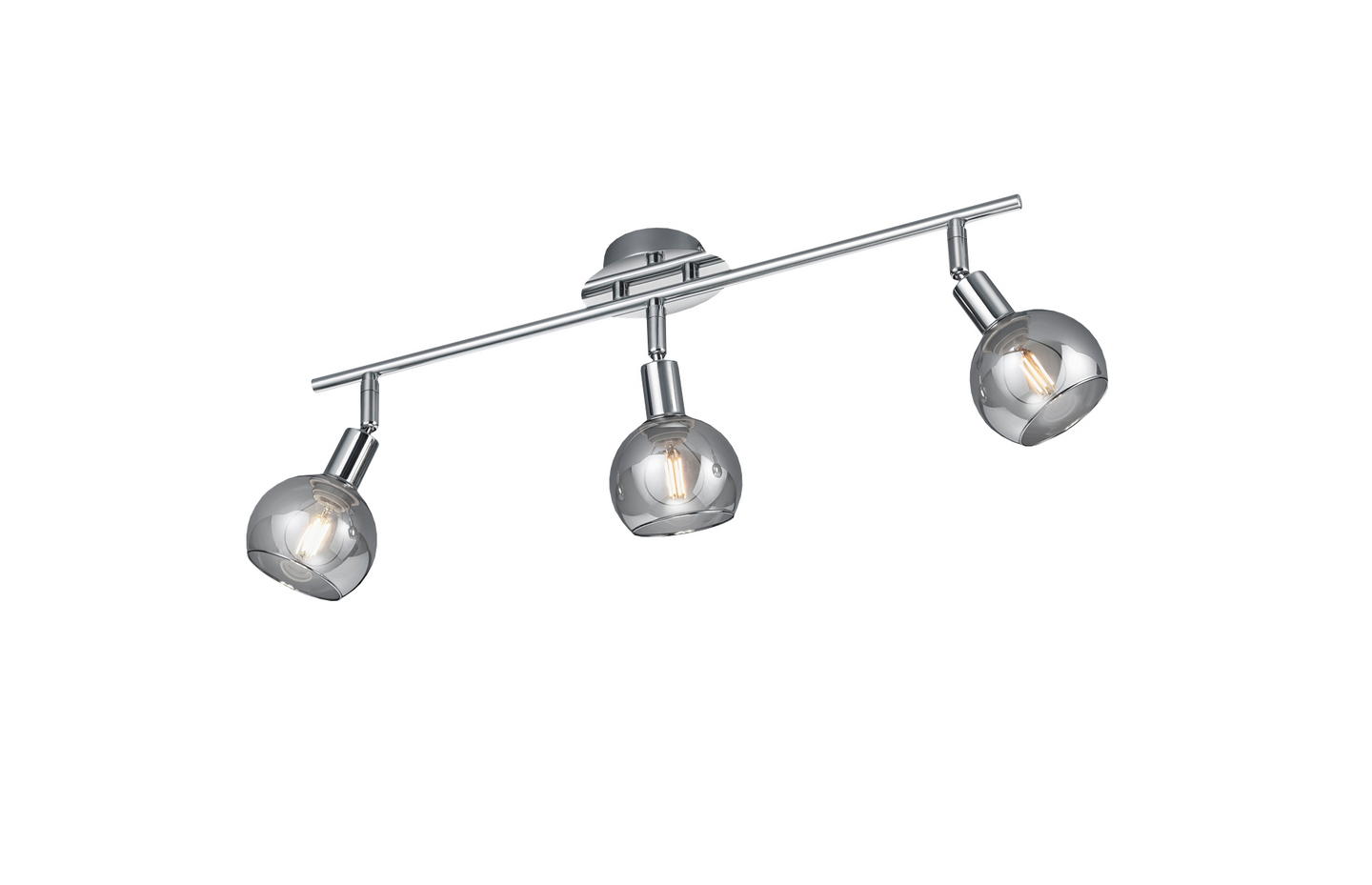 Kattovalaisin TRIO Brest E14 3-osainen kromi