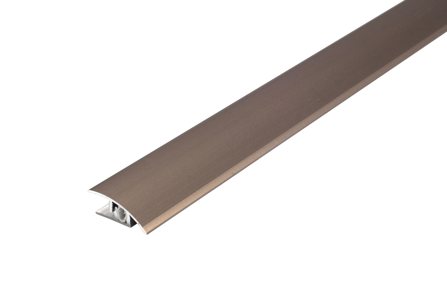 Eritasolista alakiskolla 45mm pronssi-anodisoitu tasoero 7-18mm 2700mm