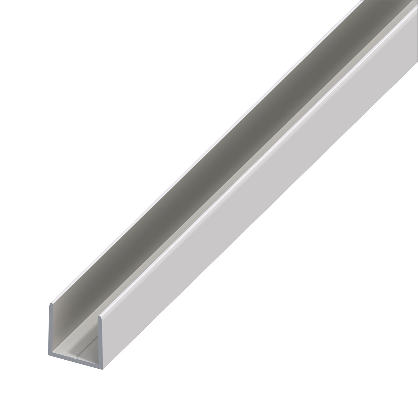 U-profiili Alfer clampline 5,9x10x1,5mm eloksoitu alumiini 2m