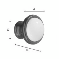 Nuppivedin Beslagsboden BB430 38mm musta