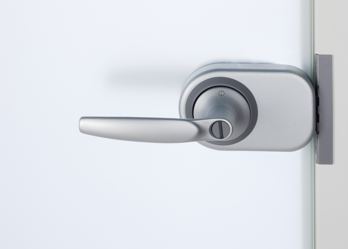 Lasiovi Swedoor Spa Lumi+ 9x21 valkoinen karmi lukittava