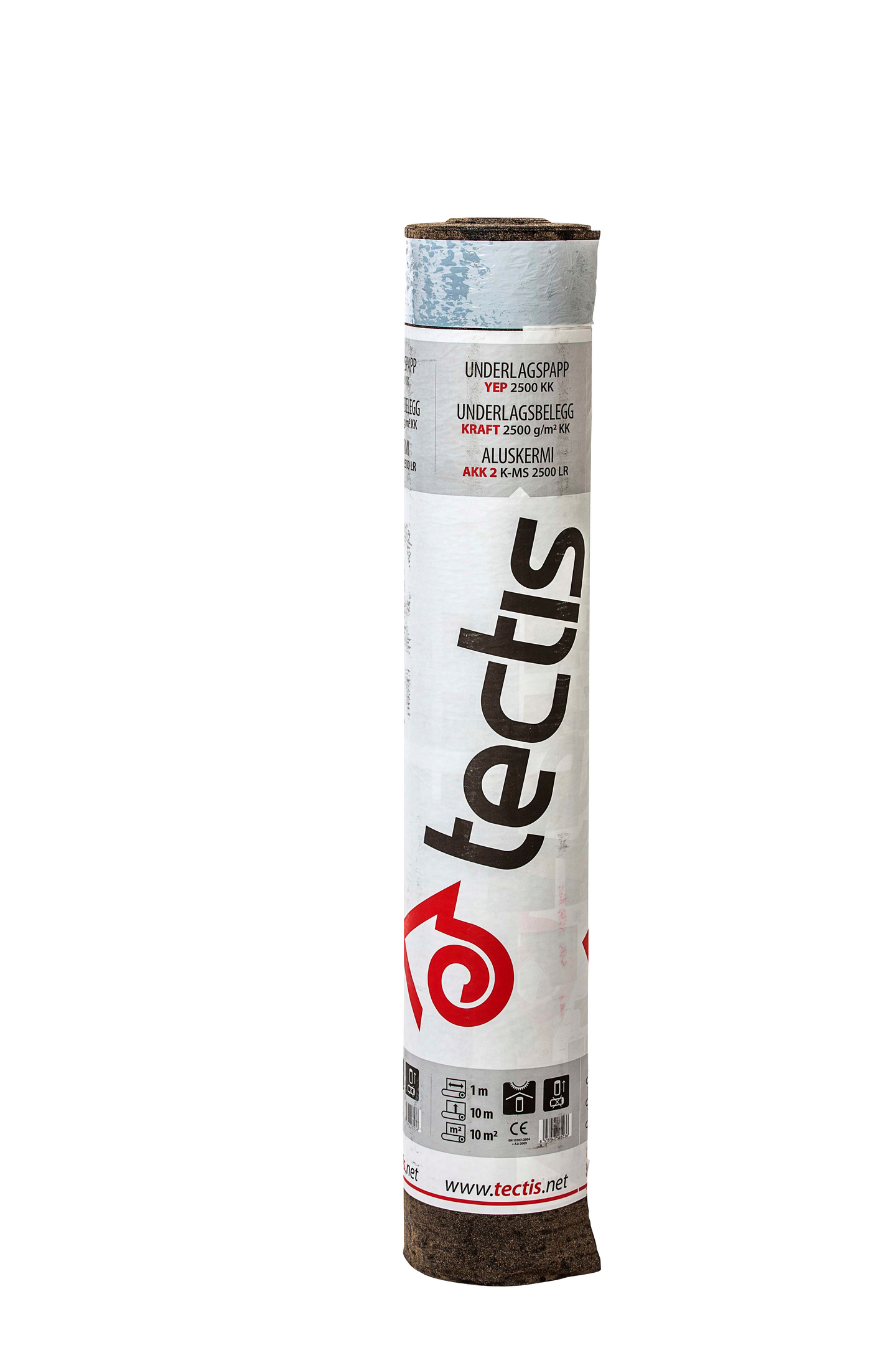 Aluskermi Tectis 2500 K-ms 2500g/m2 liimareunalla 1x10m