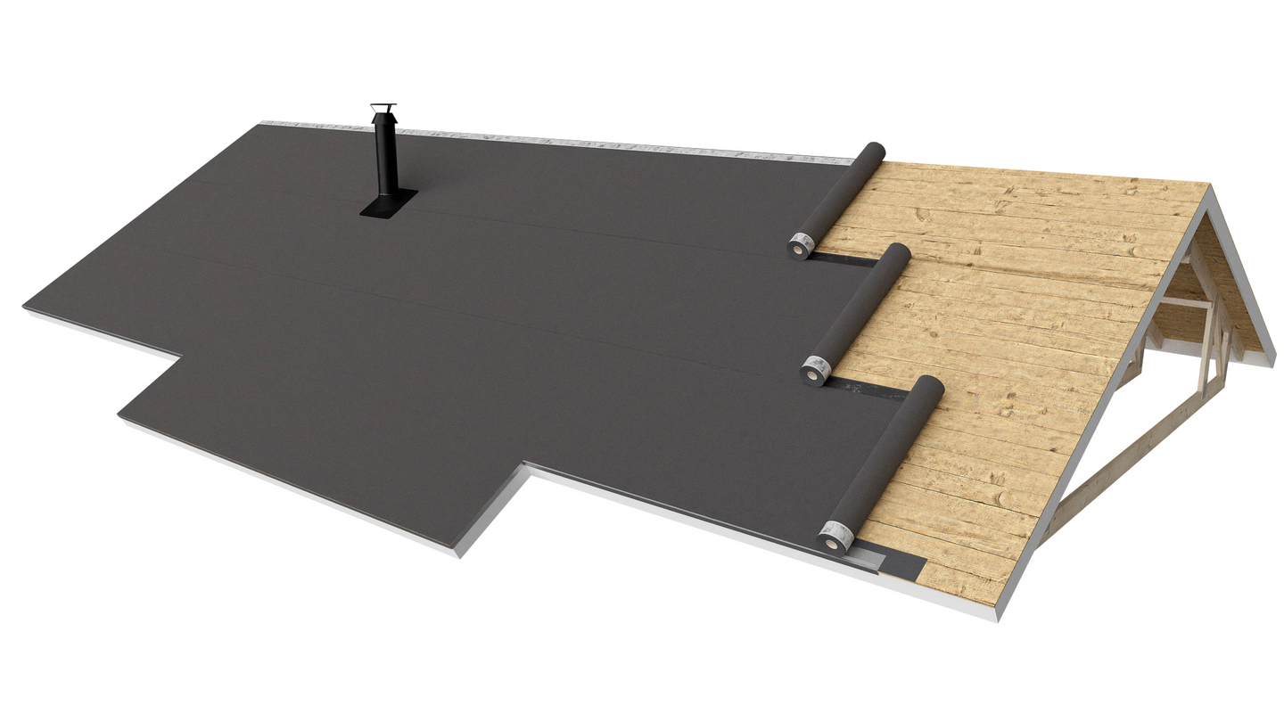 Aluskermi Tectis 2500 K-ms 2500g/m2 liimareunalla 1x10m