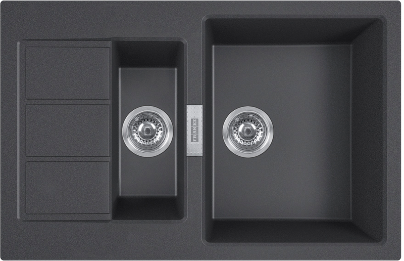 Upotettava allas Franke Sirius S2d 651-78 Carbon Black