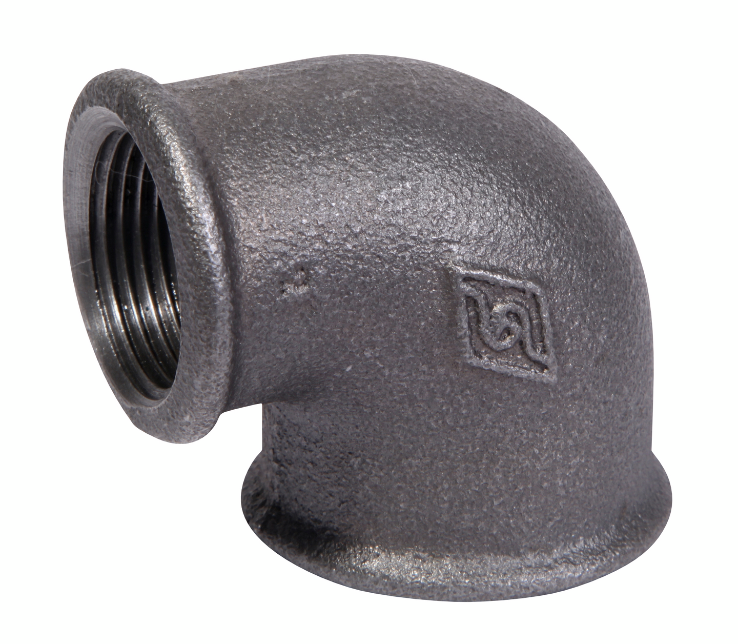 Kulmayhde 90 sisäkierre 1/2 musta