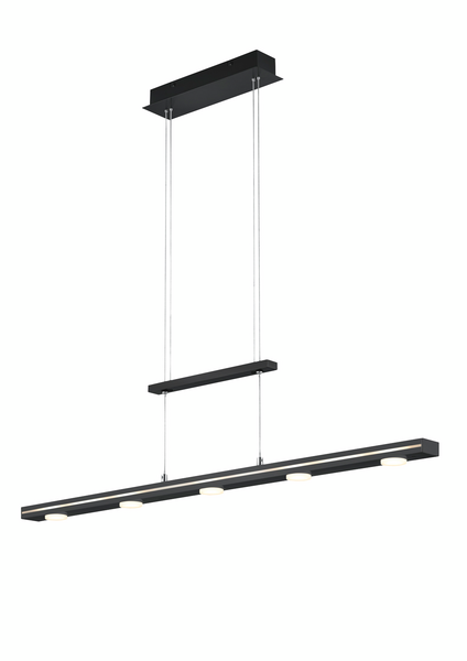 Riippuvalaisin TRIO Lacal led 380lm mattamusta